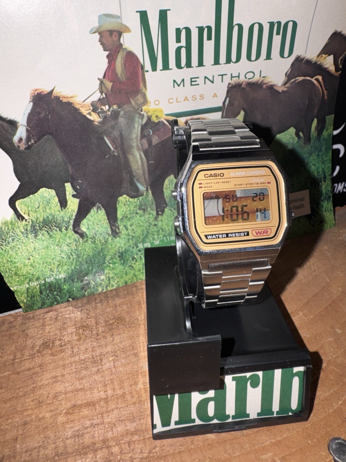 Vintage Casio A158WEA-9 F91w Marlboro Menthol 1983 Ad Inspired Watch Penthouse Vintage Casio A158WEA-9 F91w Marlboro Menthol 1983 Ad Inspired Watch Penthouse