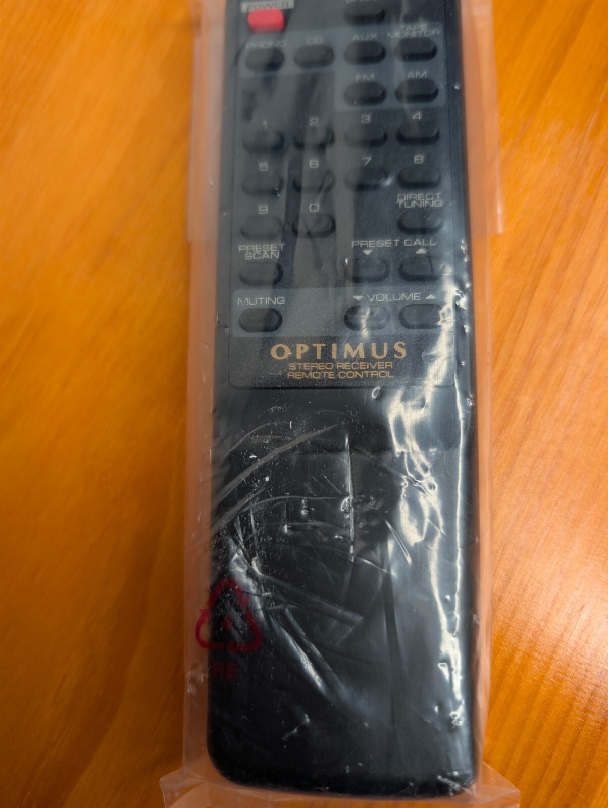 Optimus Stereo Receiver Remote Control STA-3750 STA-3760