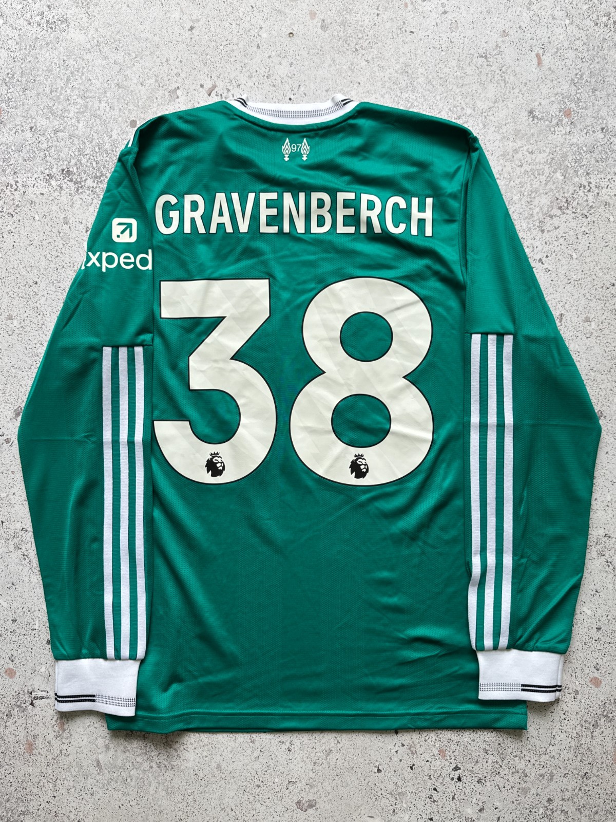 Liverpool 2025/26 Third Authentic Shirt Gravenberch Adidas Jersey JV6460 Size L