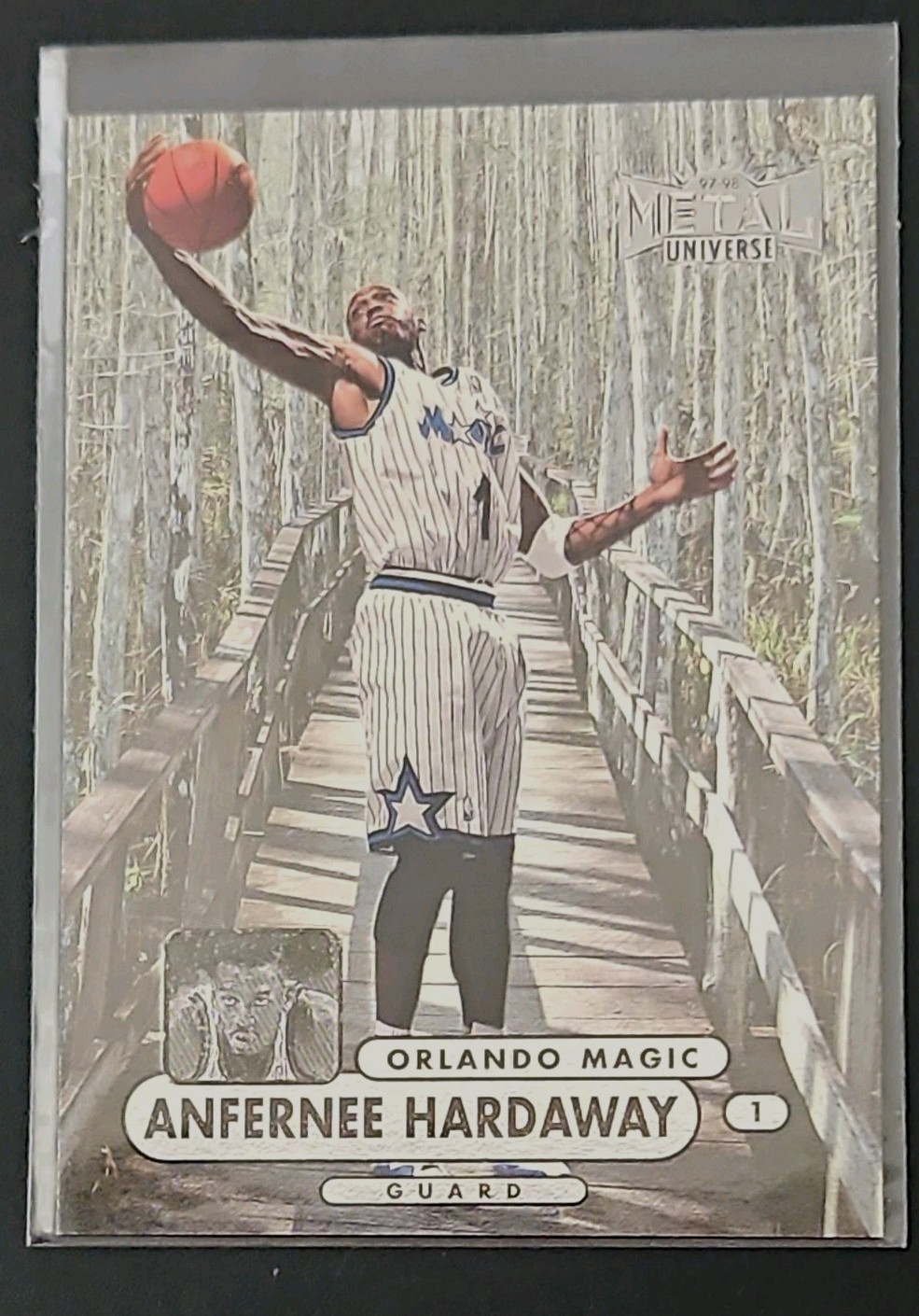 1997-98 Metal Universe Championship Preview Anfernee Hardaway #14 ORLANDO MAGIC 1997-98 Metal Universe Championship Preview Anfernee Hardaway #14 ORLANDO MAGIC