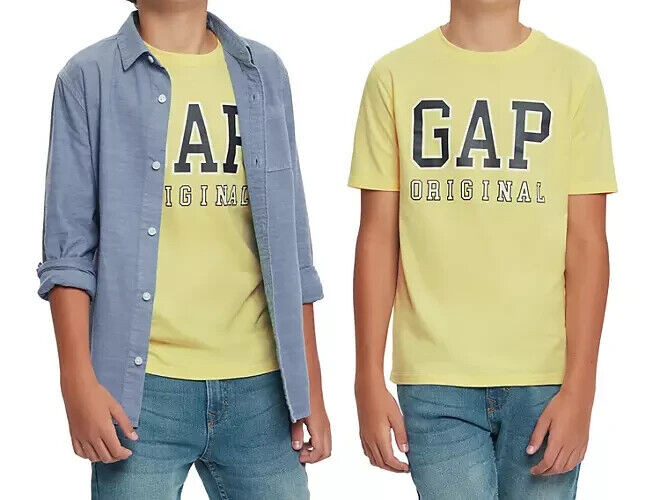 Gap Kids Boys Woven Shirt Set Size M 8 Lemonade