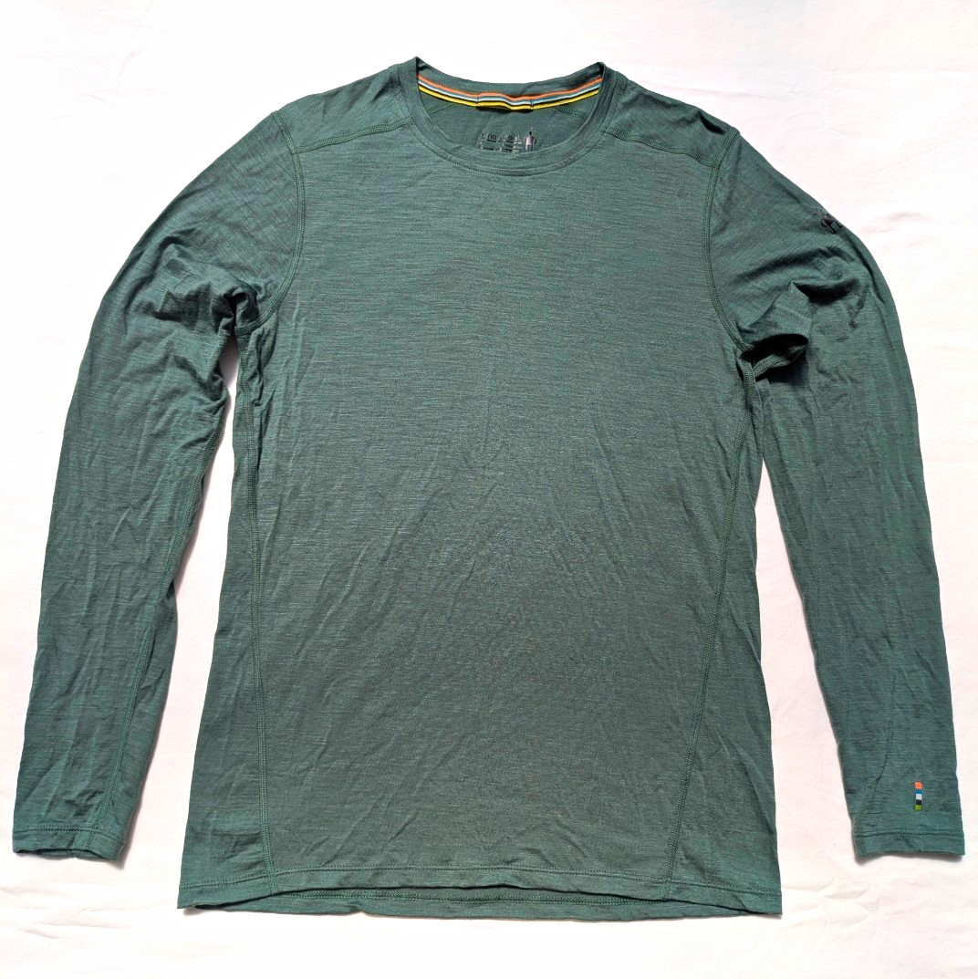 Smartwool Classic All-Season Merino Long-Sleeve Base Layer Top Men\'s Small Sage