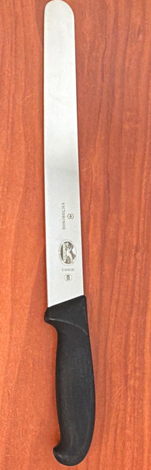 Victorinox Carving/Slicing Knife Straight Edge Black Handle 10\