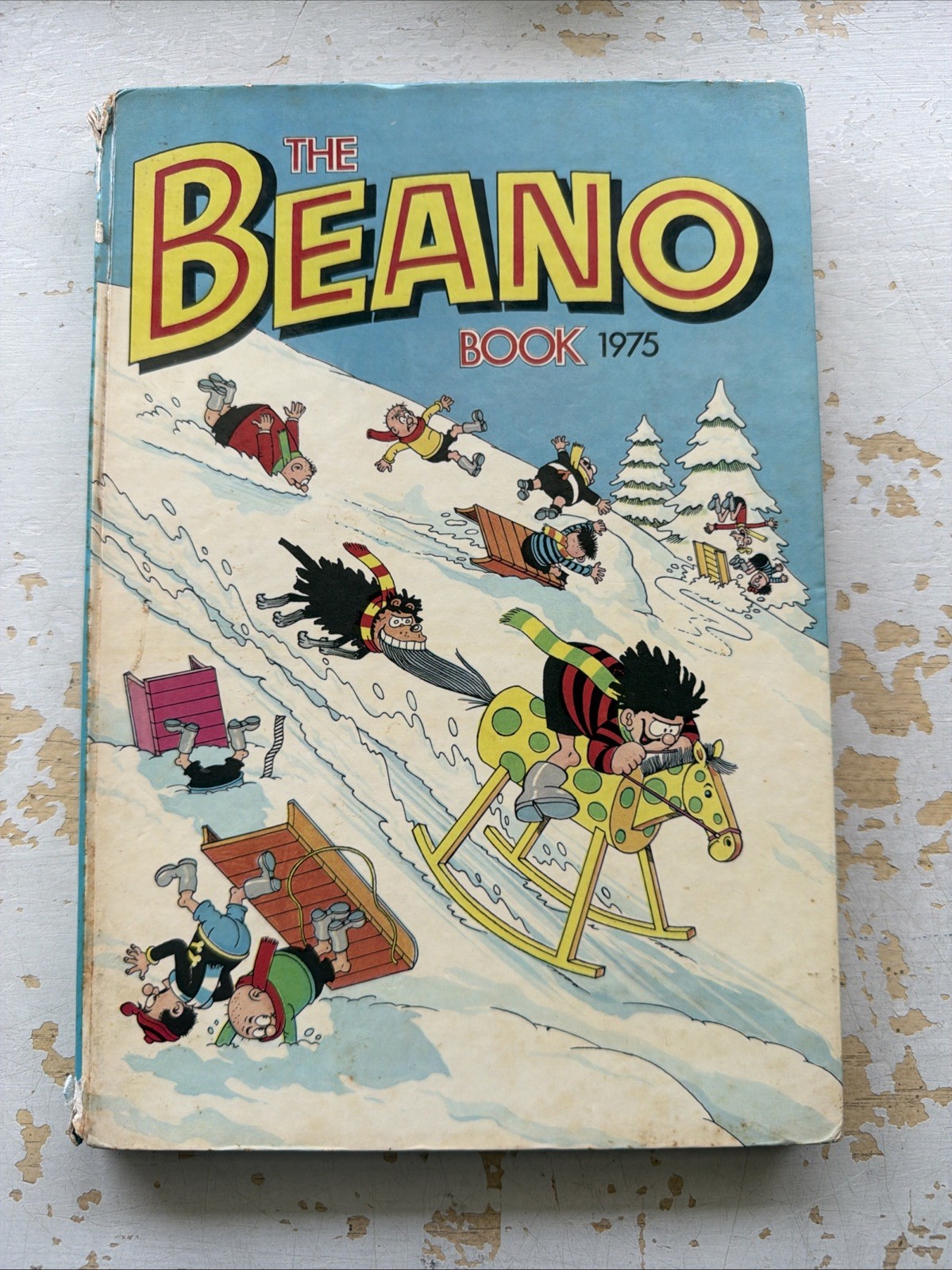 The Beano Book 1975 Vintage Hardcover Illustrated Book