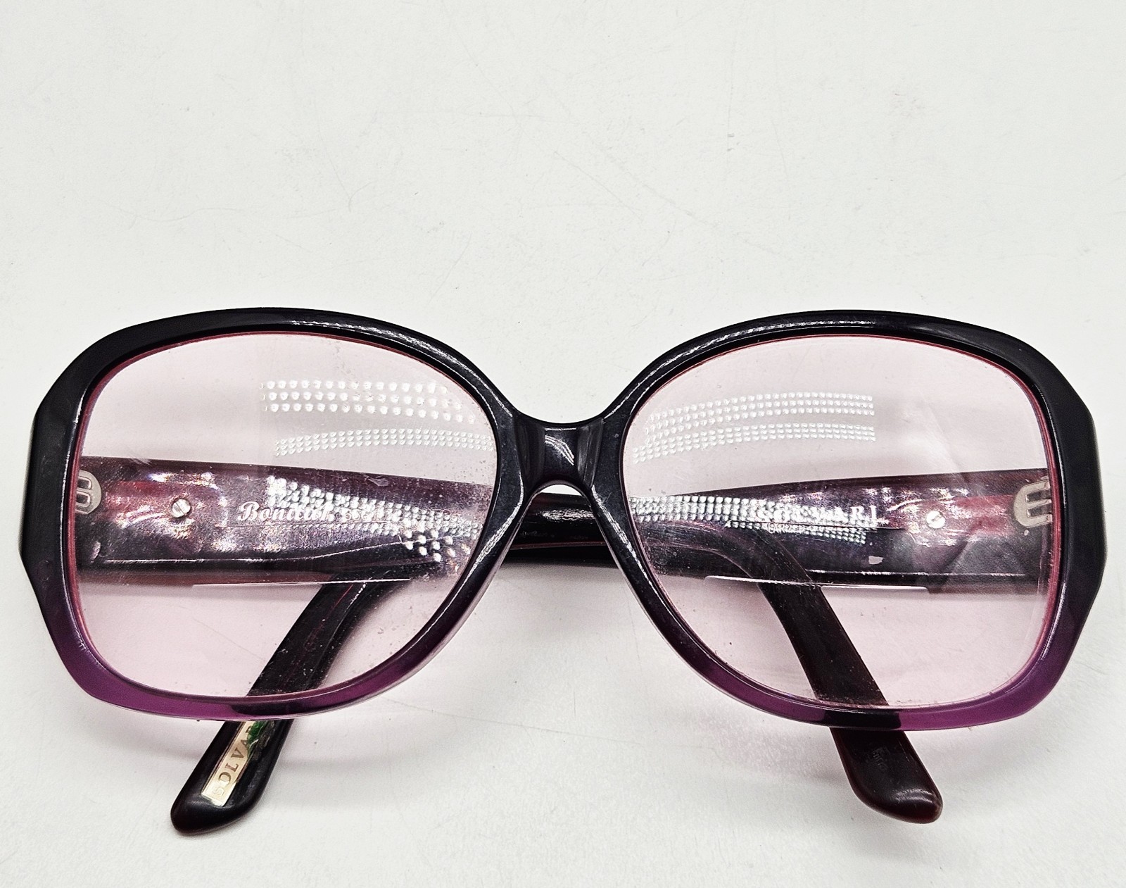 Solvari Bonita Eyeglasses Frame Polarized Gradient Tortoise Ombre Rhinestones 
