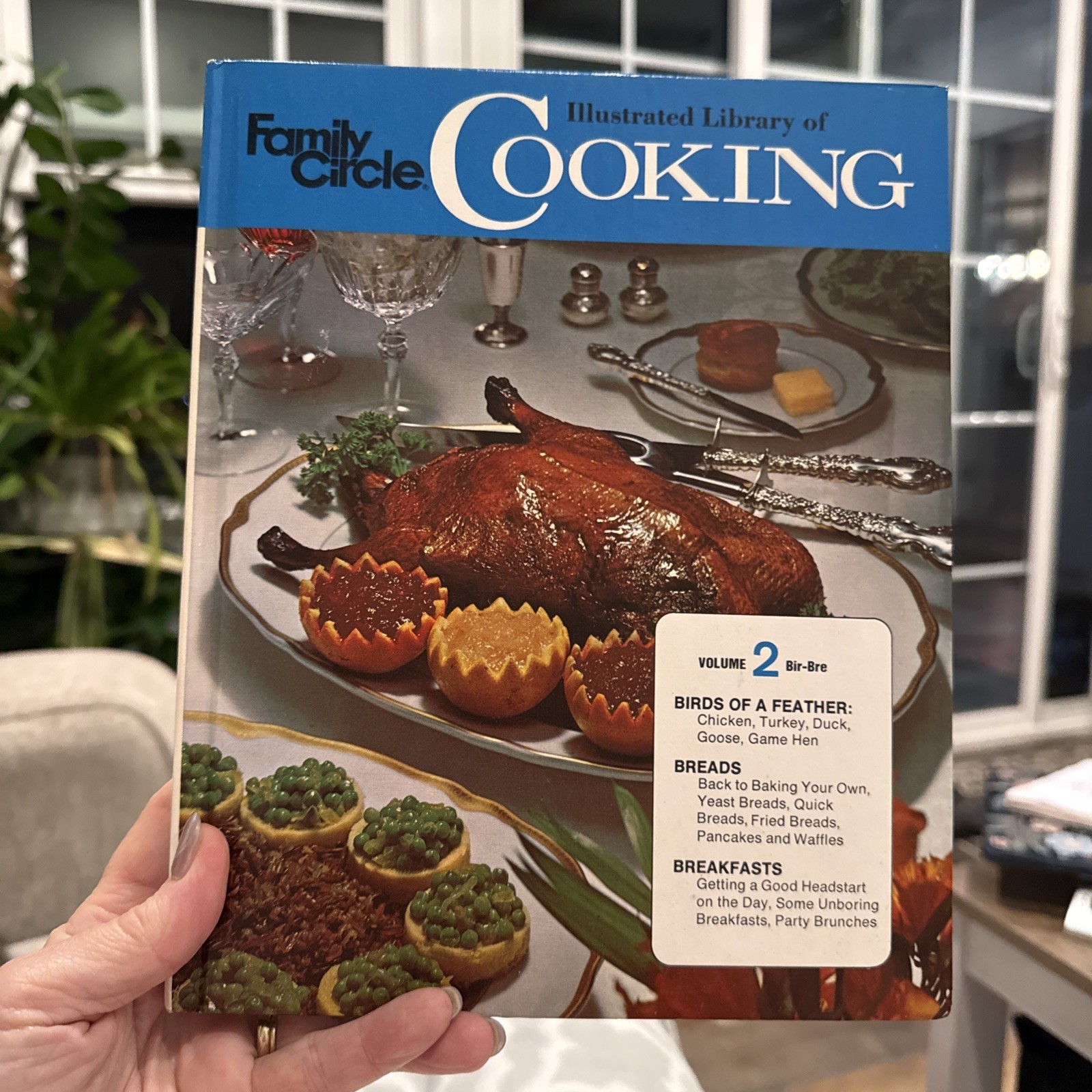 1972 Vtg Family Circle Illustrated Library of Cooking Vol.2 Hardcover Cookbook
