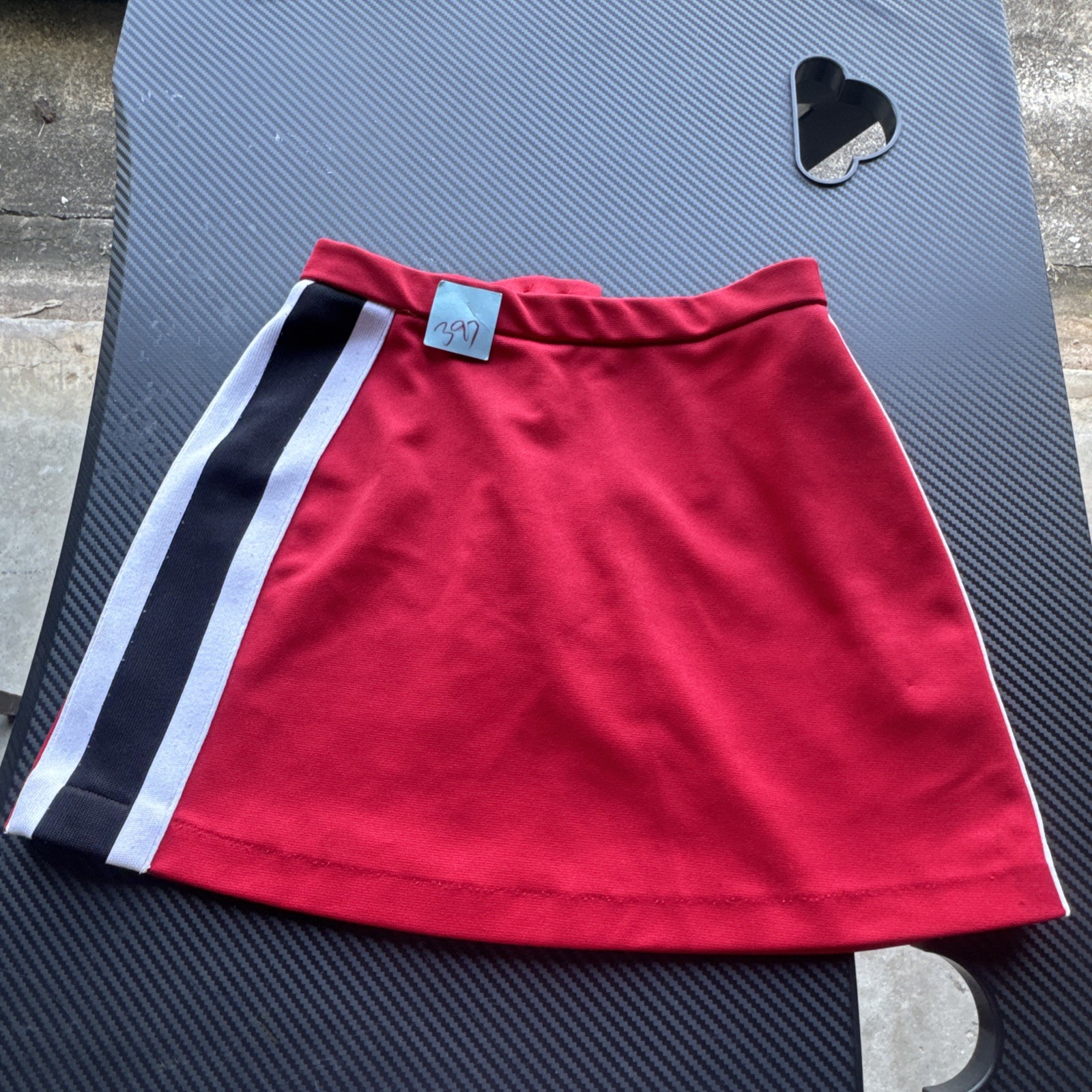 Vintage GTM Fashions Cheer Skirt S Waist Red White Vintage GTM Fashions Cheer Skirt S Waist Red White