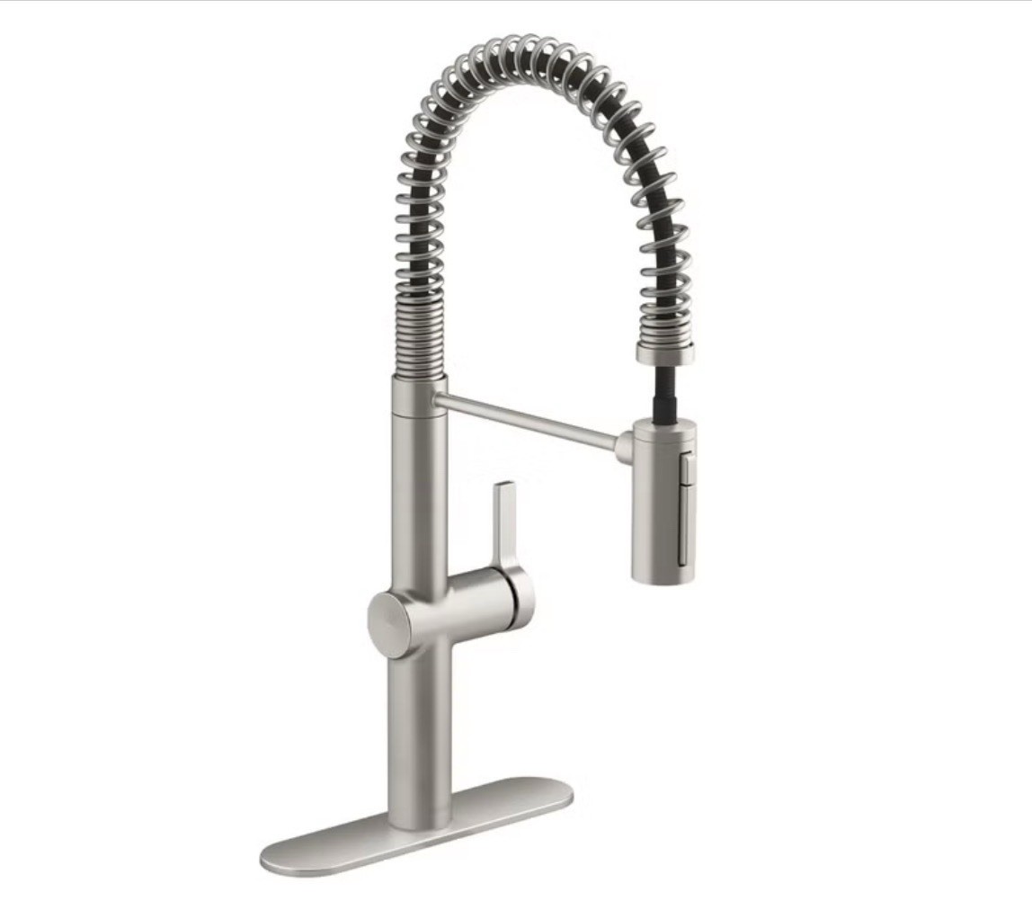 Kohler Haku R38475-LVS Semi-Professional Pulldown Kitchen Faucet Stainless Steel Kohler Haku R38475-LVS Semi-Professional Pulldown Kitchen Faucet Stainless Steel