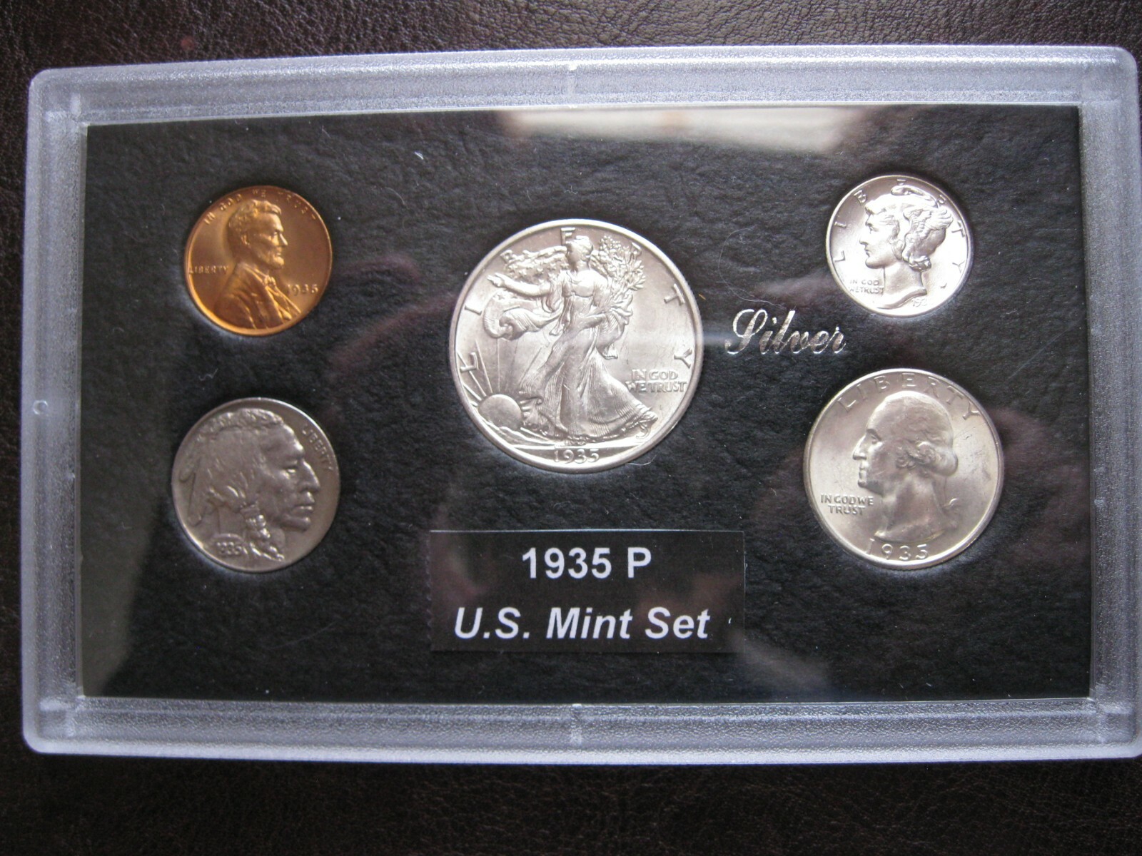 1935 P US Silver Mint Set Brilliant Uncirculated