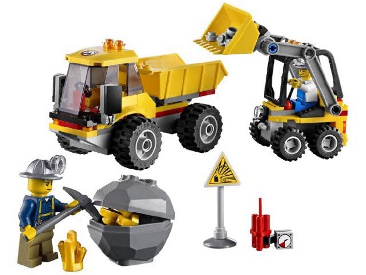 LEGO City Tipper Truck 4201 139pc 2012 Bagged w/ Instructions w/ Minifigures
