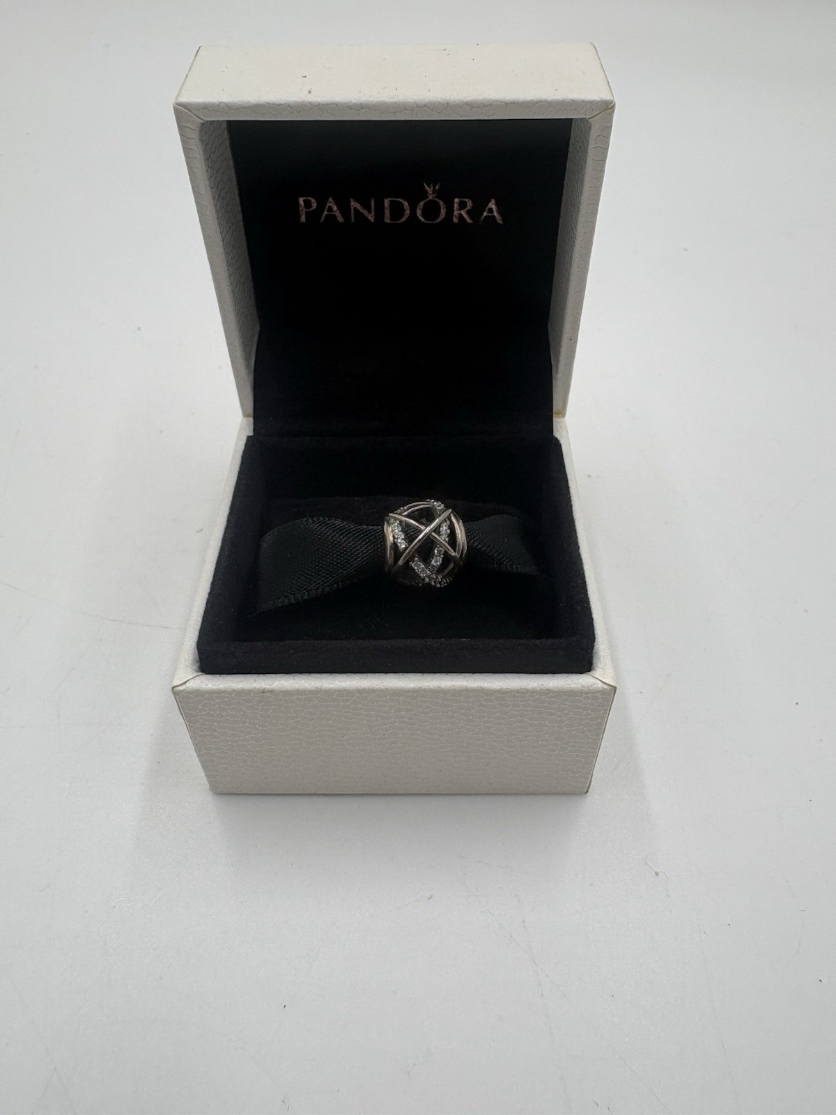102B NWOT AUTH PANDORA SS/CZ GALAXY CHARM #791388CZ RETIRED 102B NWOT AUTH PANDORA SS/CZ GALAXY CHARM #791388CZ RETIRED