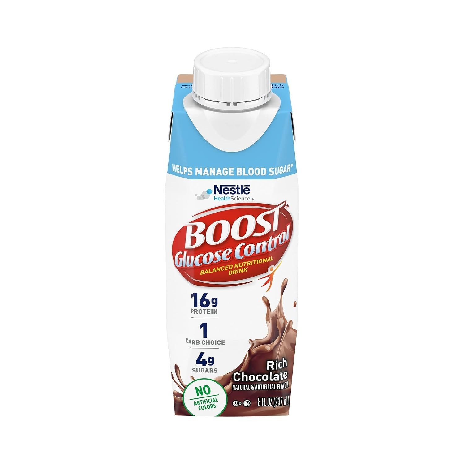 NESTLE Boost Glucose Control Drink Rich Chocolate 8 oz CASE/24 Count Exp 05/27 NESTLE Boost Glucose Control Drink Rich Chocolate 8 oz CASE/24 Count Exp 05/27