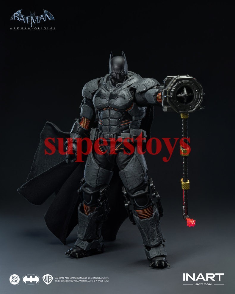 Presale INART MAG G0013 1/12 Batman Arkham Origins Batman Thermal Armor Figure