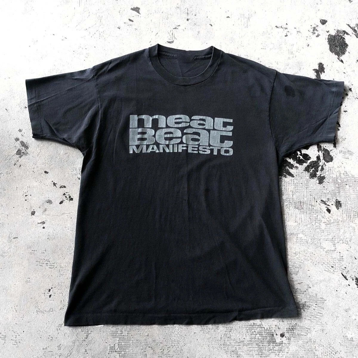 MEAT BEAT MANIFESTO SATYRICON Cotton Black Unisex S-5XL T-Shirt