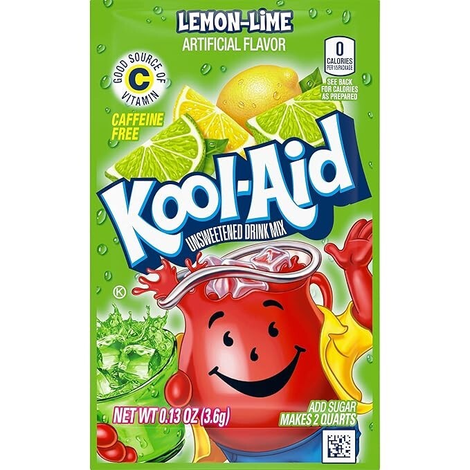Kool-Aid Lemon Lime Soft Drink Mix | ( Pack of 192 )