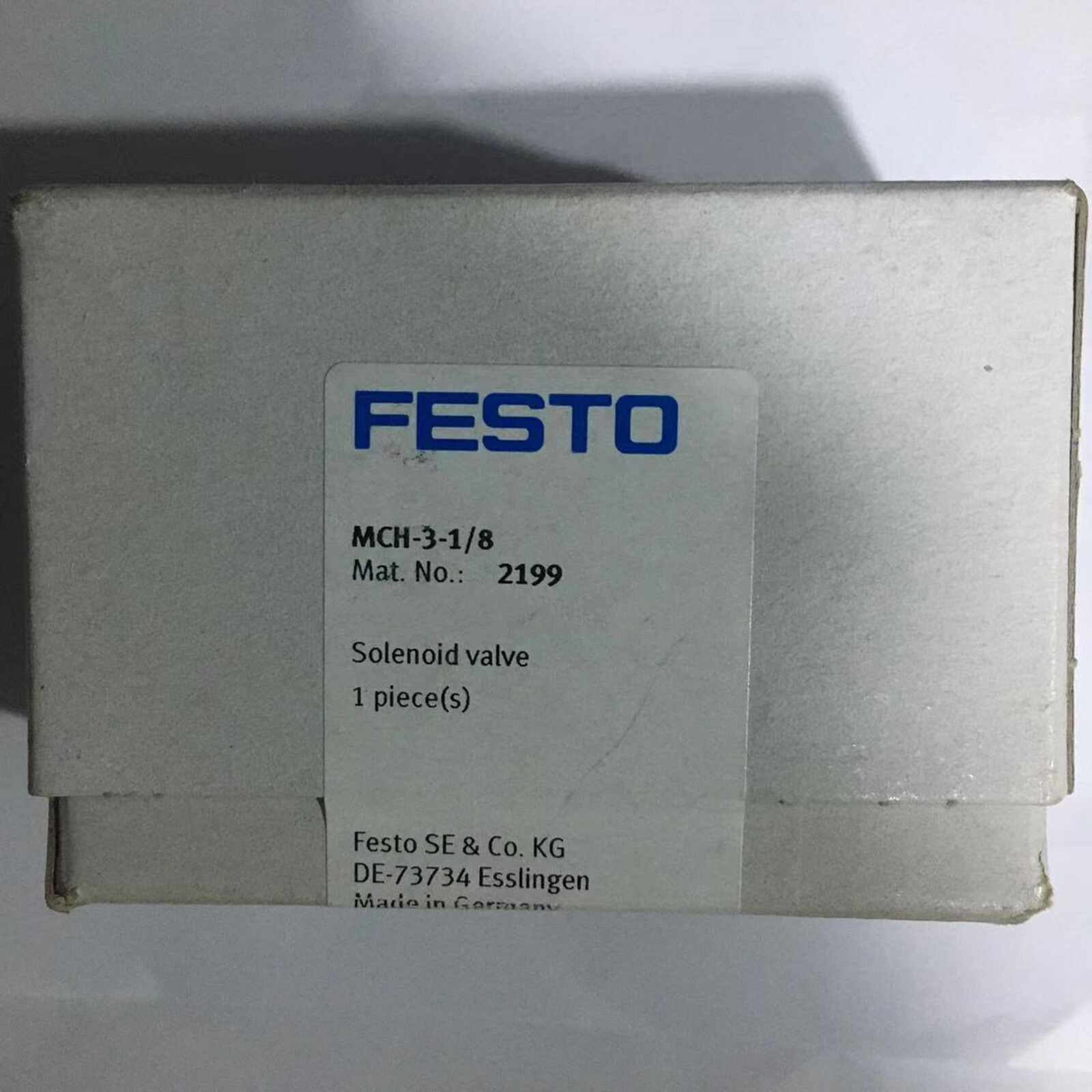 1PC New FESTO MCH-3-1/8 2199 Solenoid Valve 
