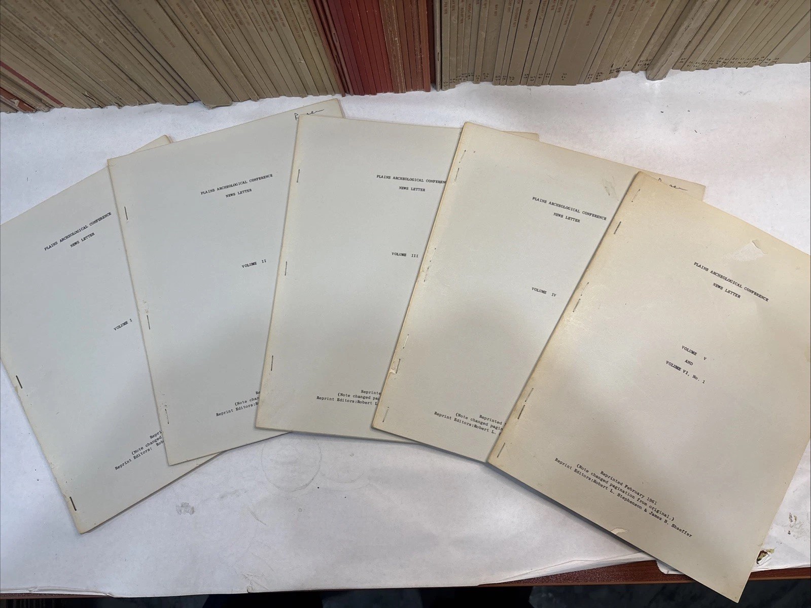 PLAINS ANTHROPOLOGIST 1961 Reprint Volume 1-6.5 Anthropology Archaeology PLAINS ANTHROPOLOGIST 1961 Reprint Volume 1-6.5 Anthropology Archaeology