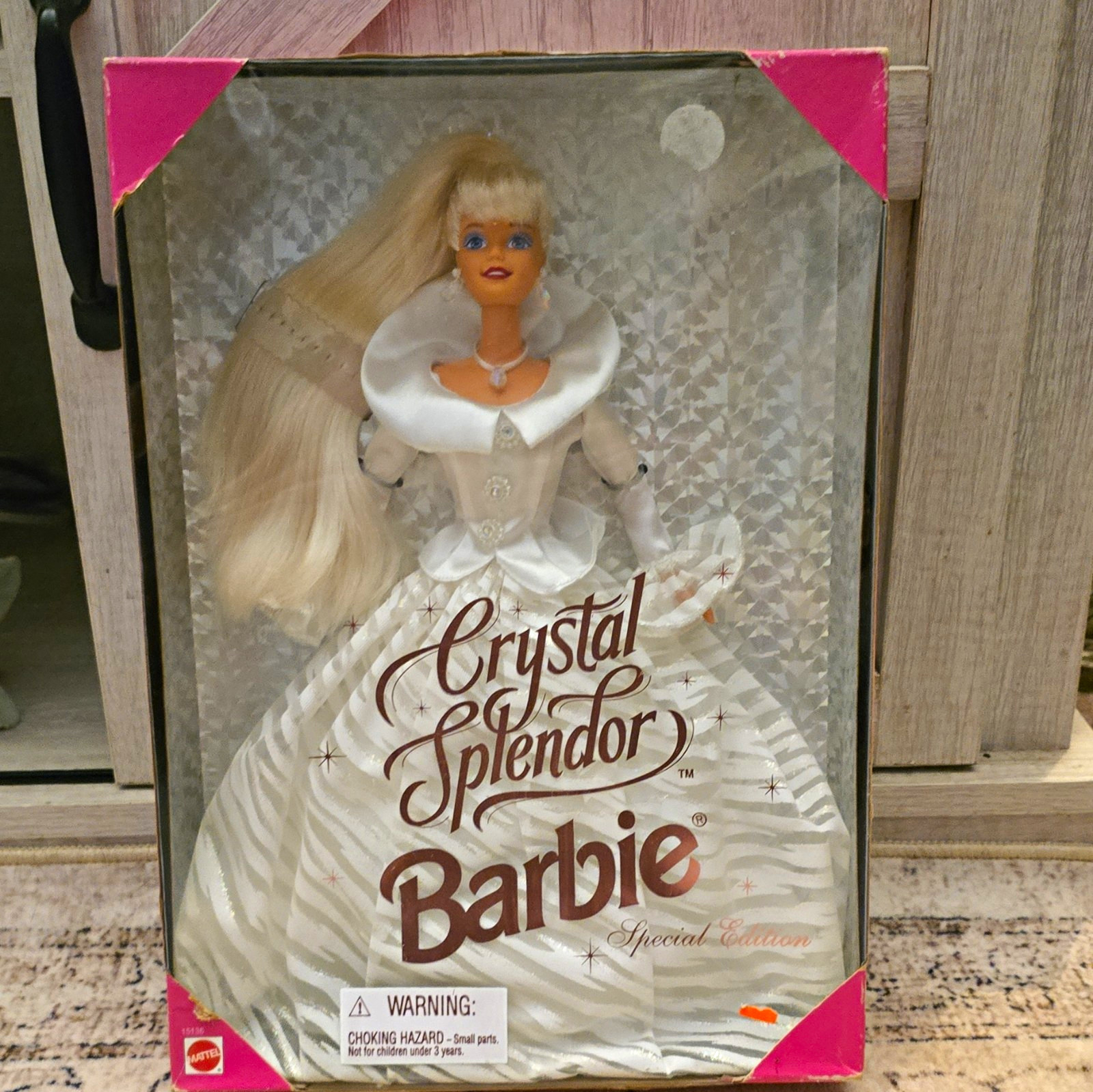 Mattel Crystal Splendor Barbie Special Edition 12 in Fashion Doll Blonde Blue