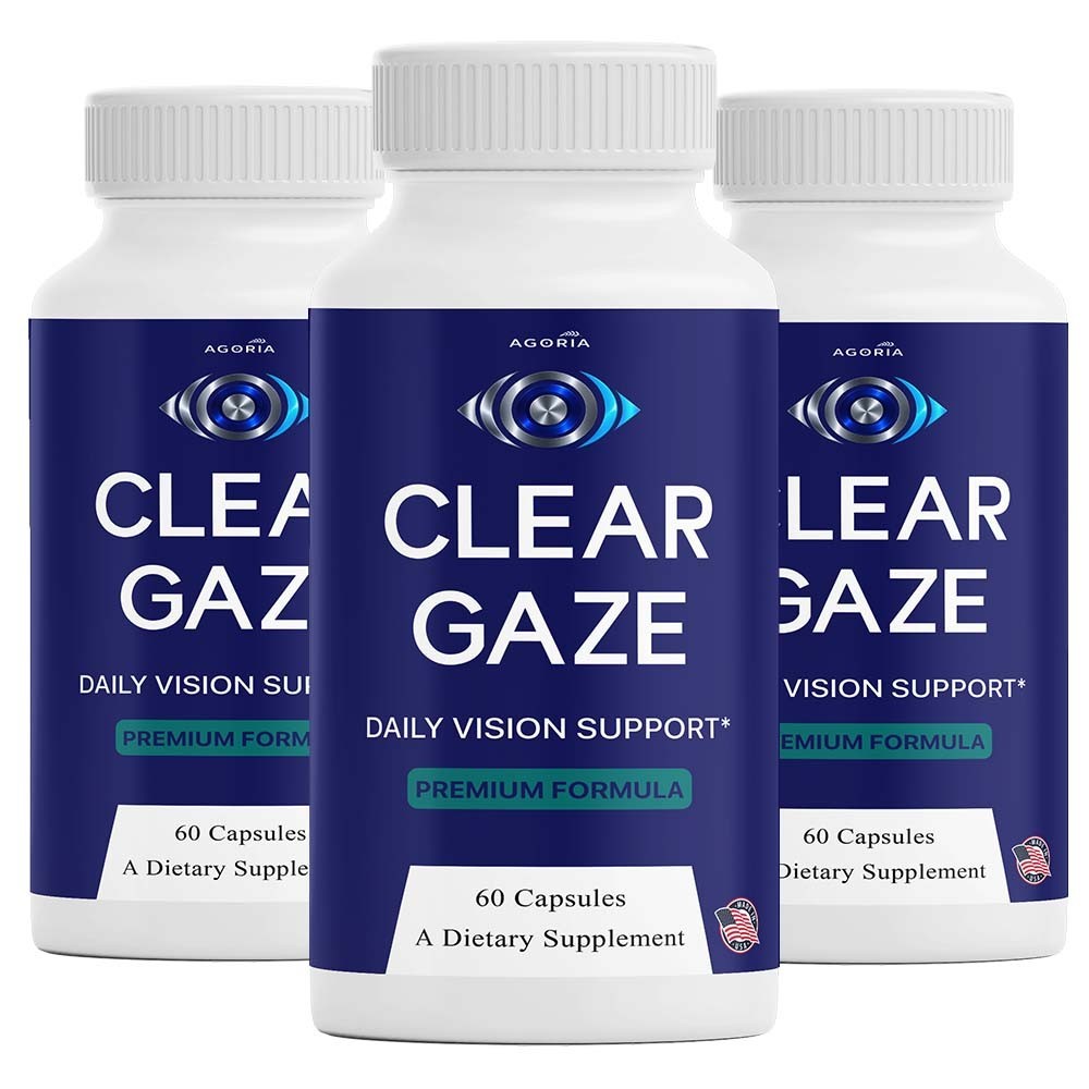 (3 Pack) Clear Gaze Supplement capsules, Cleargaze Pills For Eye & Vision Health