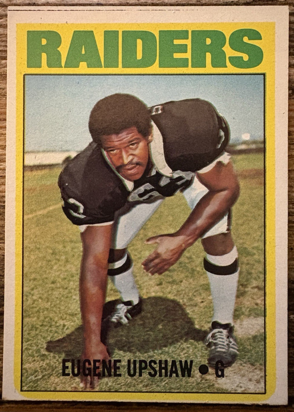 EUGENE Gene UPSHAW 1972 Topps RC #186 Oakland Raiders HOF ROOKIE EXMT+