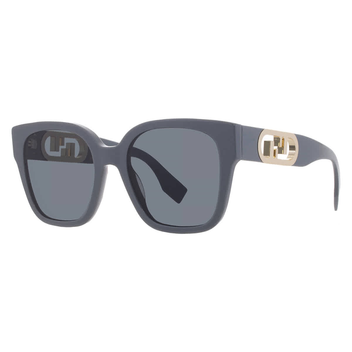 Fendi Grey Square Ladies Sunglasses FE40063I 20A 54 FE40063I 20A 54
