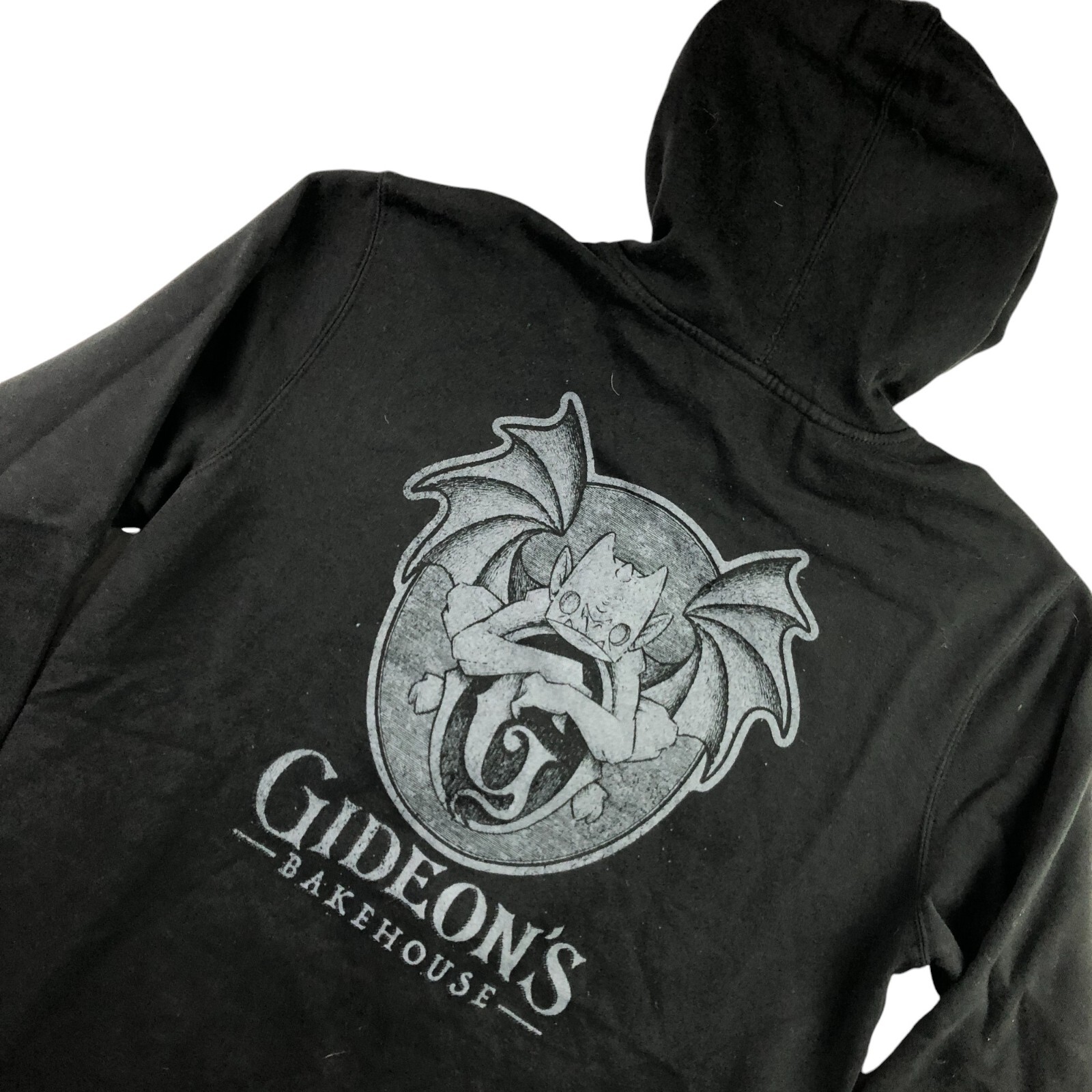 Gideon\'s Bakehouse Men’s Full Zip Hoodie Sweatshirt Black • Large