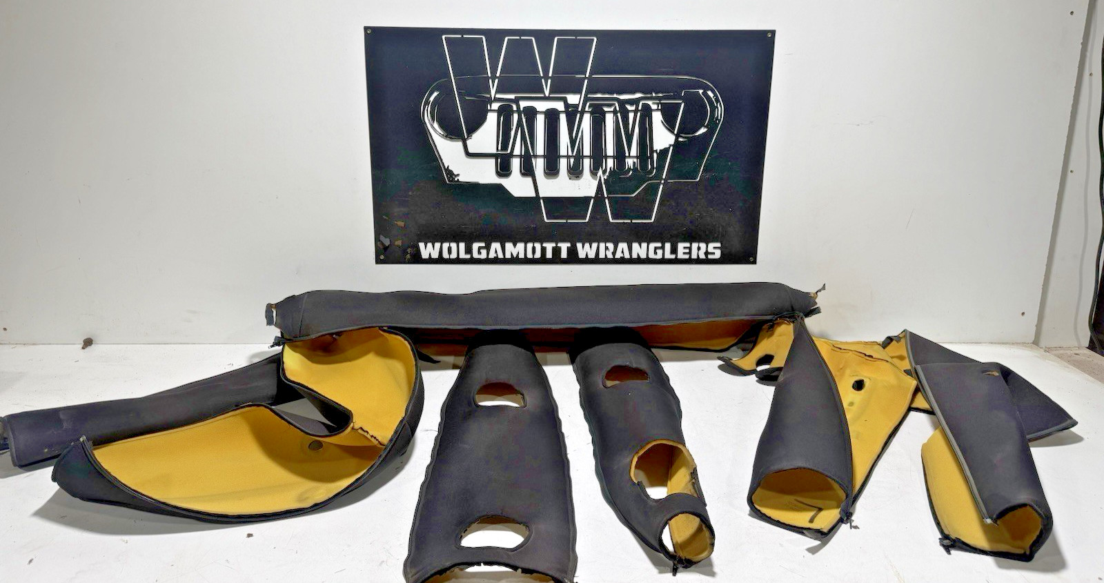 03-06 Jeep TJ Wrangler 3PCS Complete Roll Bar Pad Padding Covers Rollbar CC TJ17