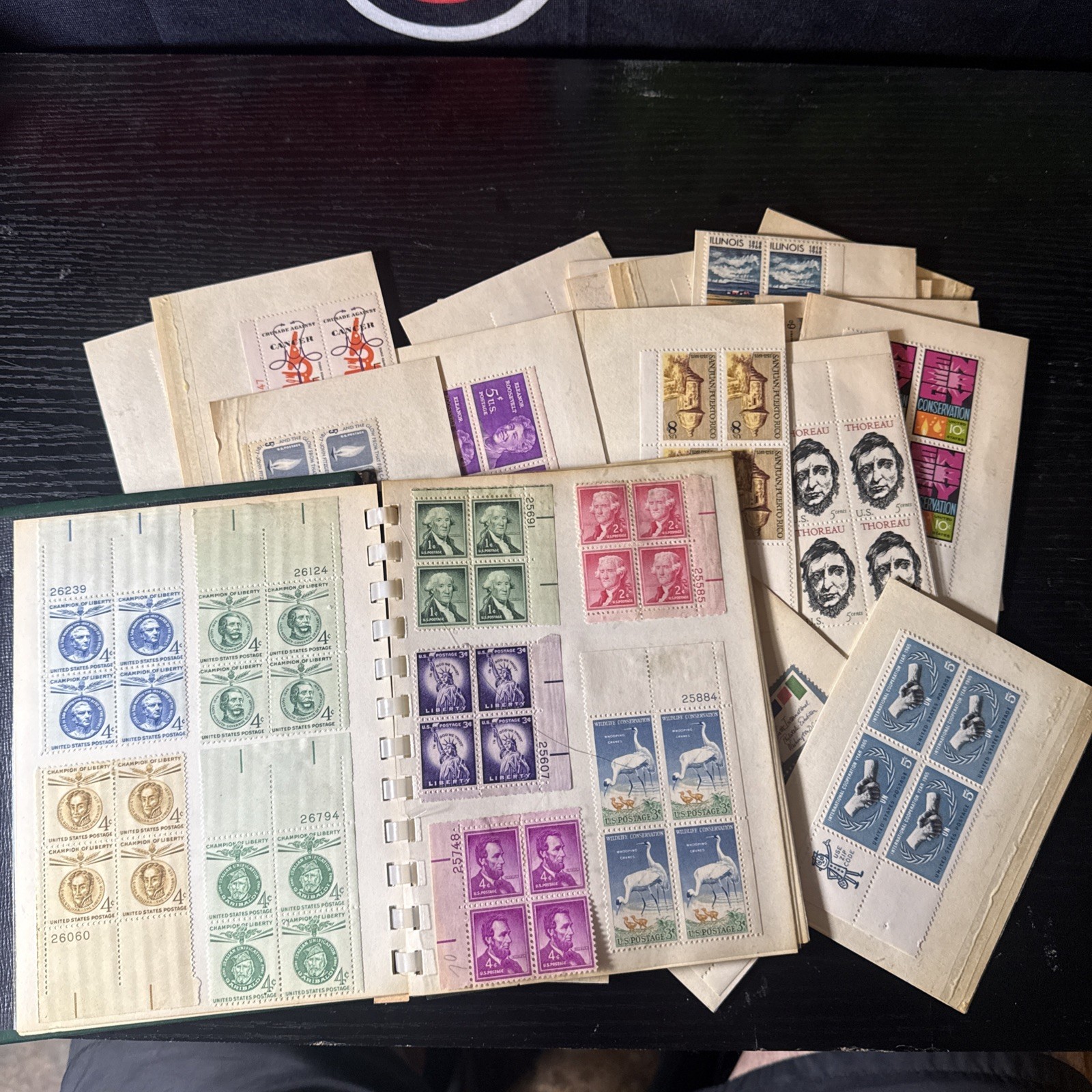 Large Vintage US Postage Stamp Plate Block Lot Mint Unused | Lot Large Vintage US Postage Stamp Plate Block Lot Mint Unused | Lot