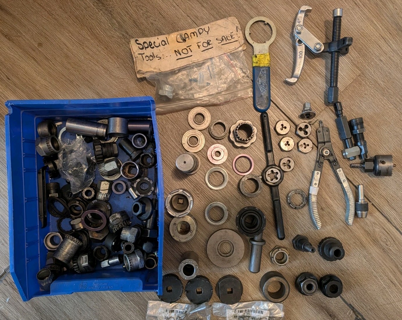 Master Bike Mechanic Tool Lot - Park Tool, Fox Shox, Action-Tec, Frame & Shop...