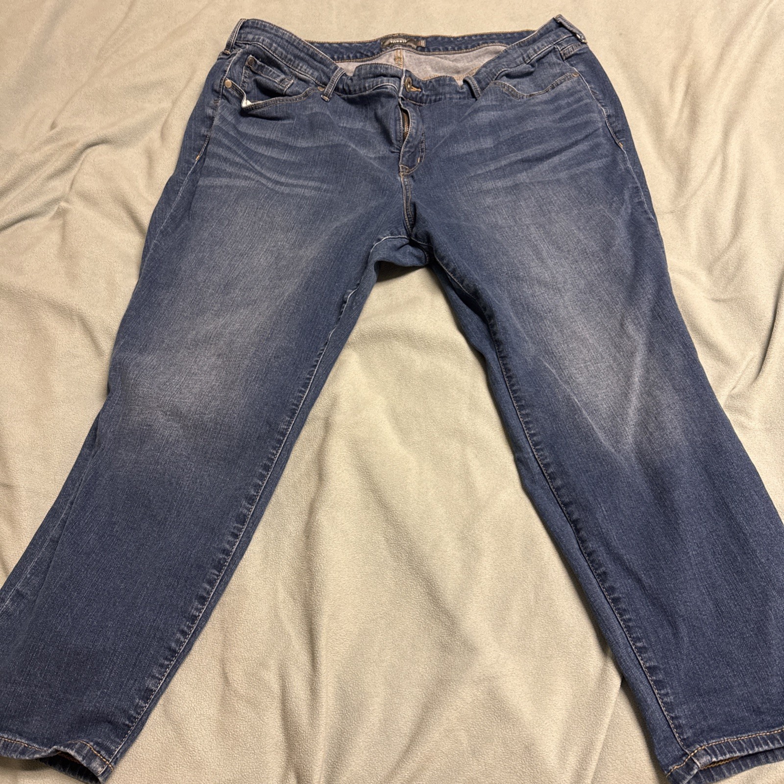 Torrid Premium Skinny Jeans Womens 22R Blue Denim Stretch Plus Size