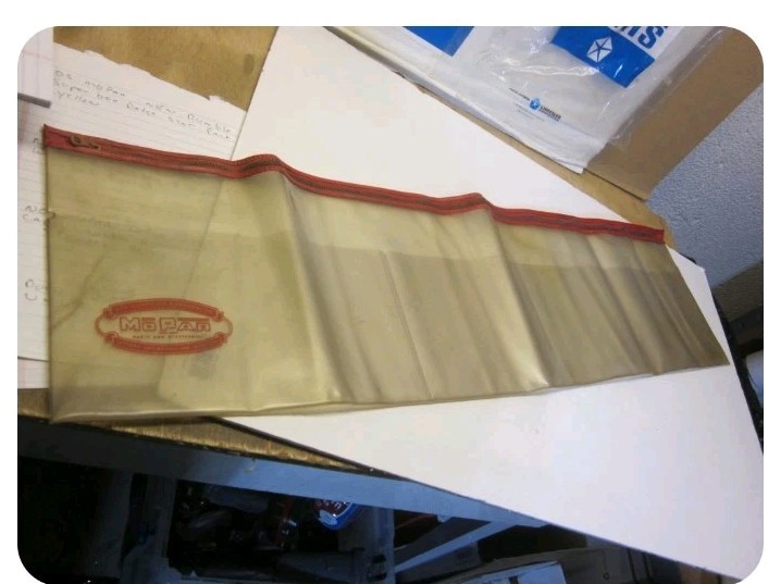 Rare Vintage Mopar Red Tool & Utility Bag Chrysler NOS Parts ^ Accessories