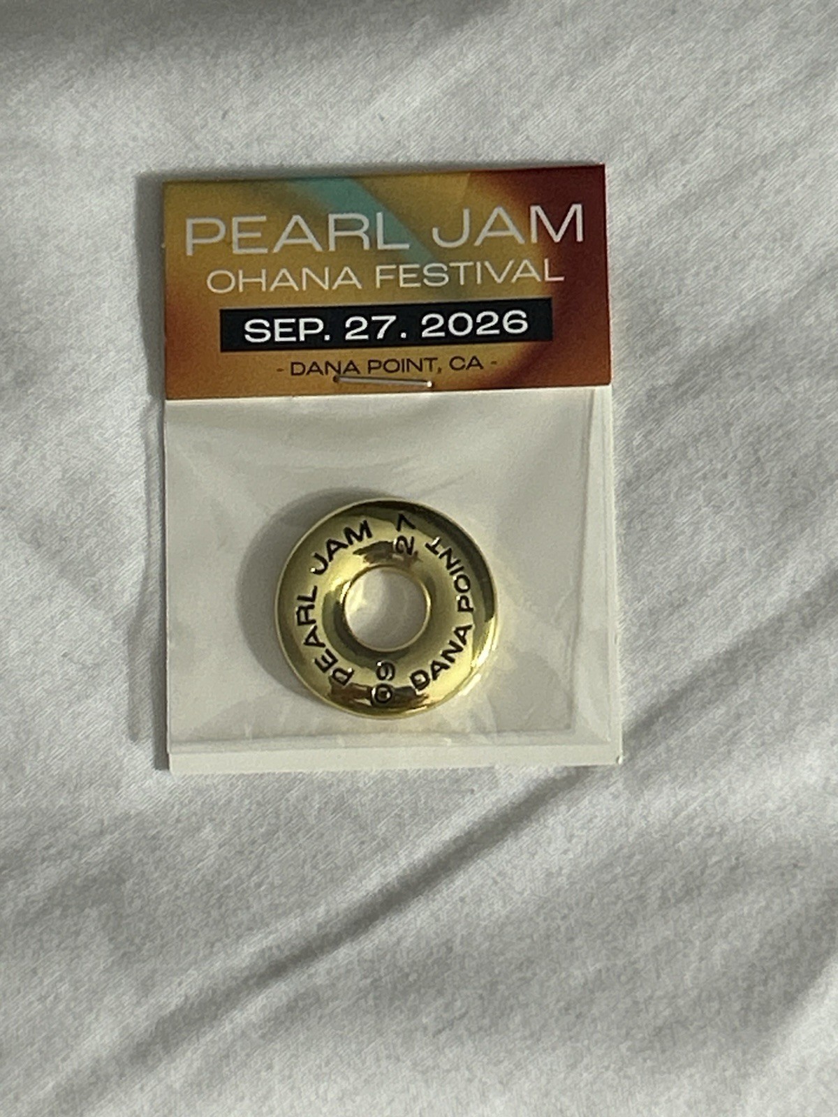 OFFICIAL Pearl Jam Ohana Fest 9/27/2026 Token OFFICIAL Pearl Jam Ohana Fest 9/27/2026 Token