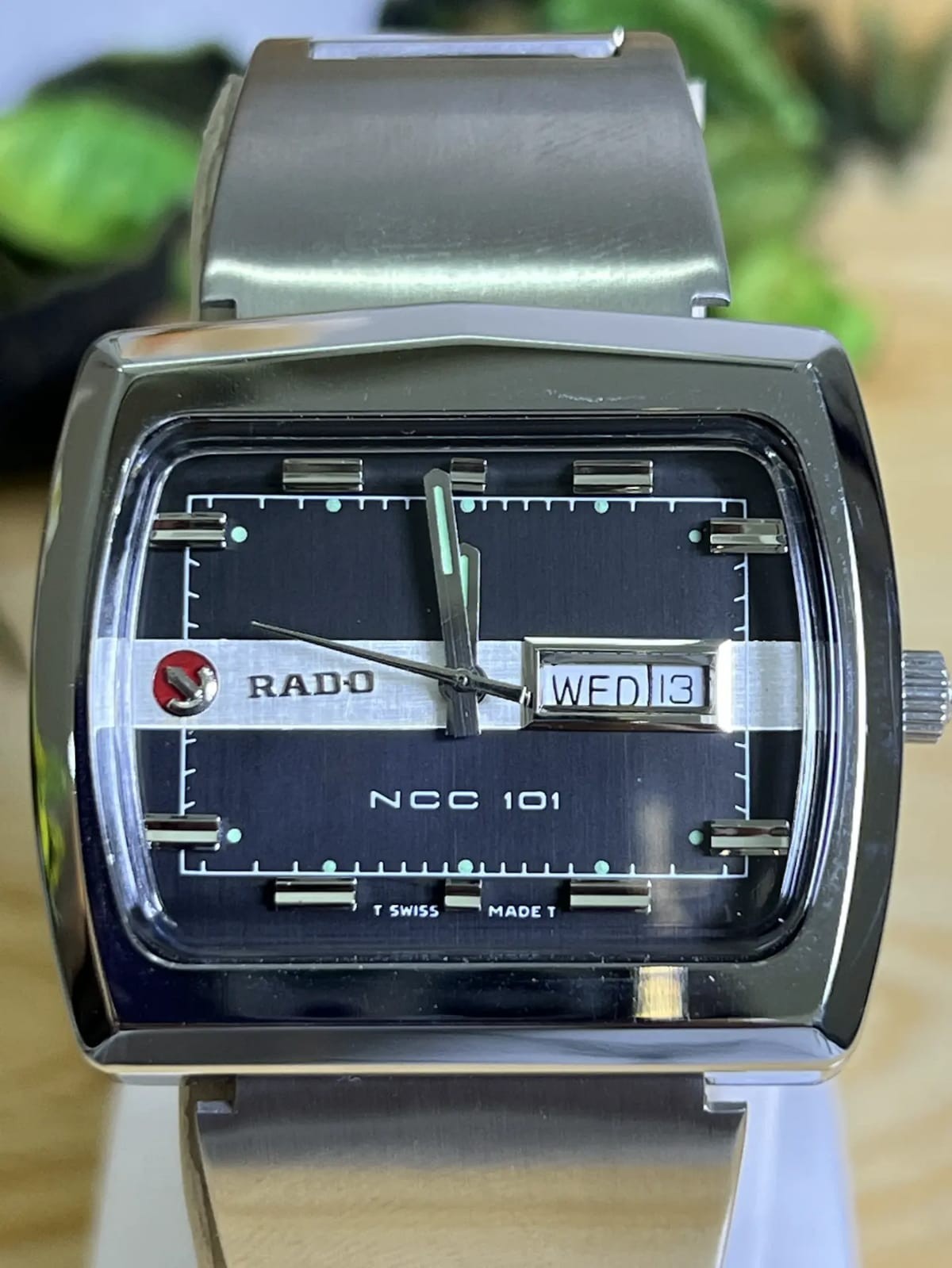 Rado NCC 101 Automatic Men\'s Black Dial Stainless Steel Swiss Wristwatch