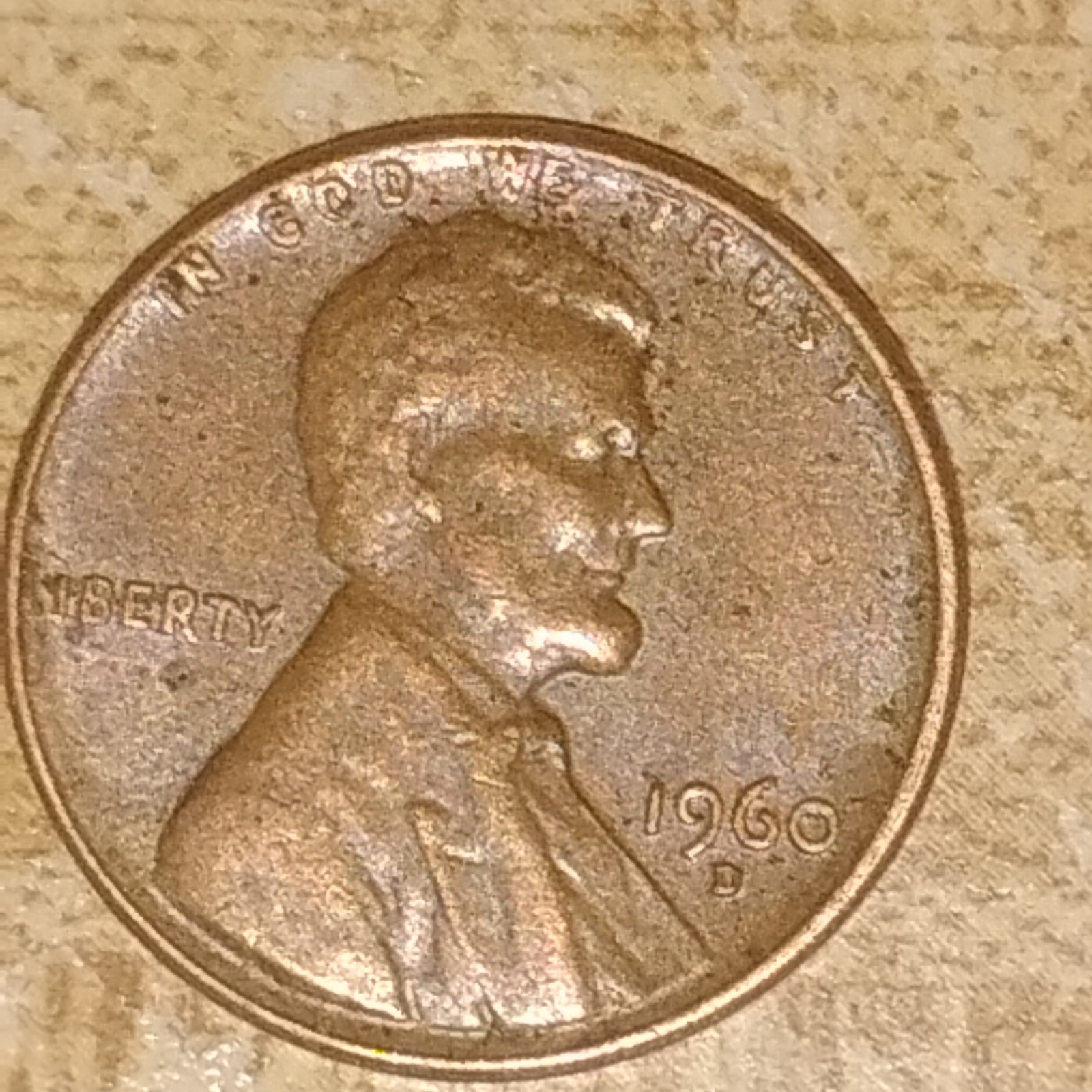 USA 1960 D/D, DDO, SMALL DATE OVER LARGE DATE, LINCOLN CENT, KM201