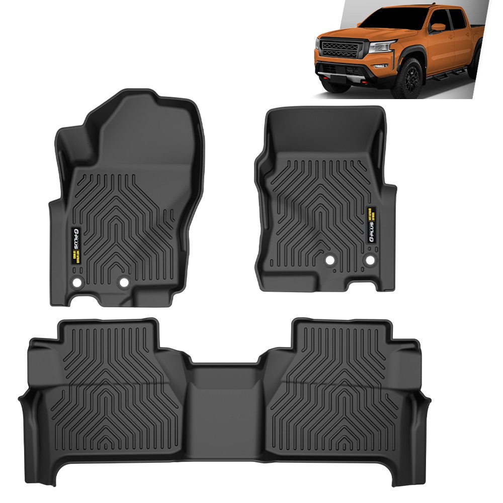 Smartliner Floor Liners Front/2nd Row 2022-2025 2024 Nissan Frontier Crew Cab