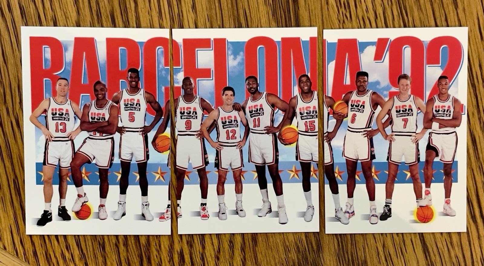 Michael Jordan 1991-1992 Skybox 3 Card Lot Barcelona Olympics Michael Jordan 1991-1992 Skybox 3 Card Lot Barcelona Olympics