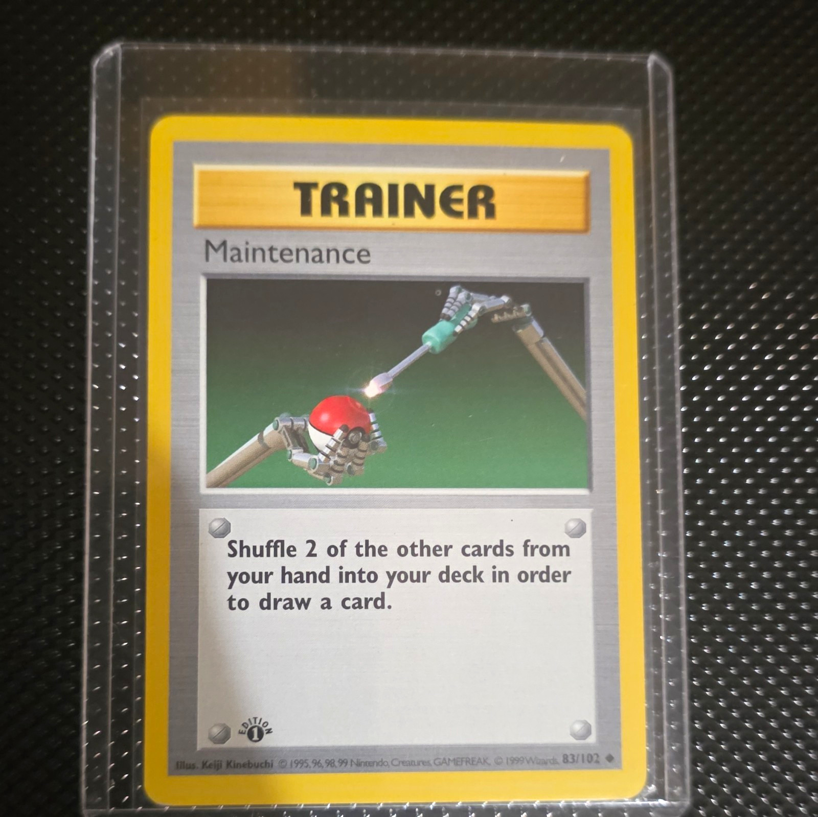 Pokémon TCG Maintenance 83/102 Base Set Uncommon Unlimited English