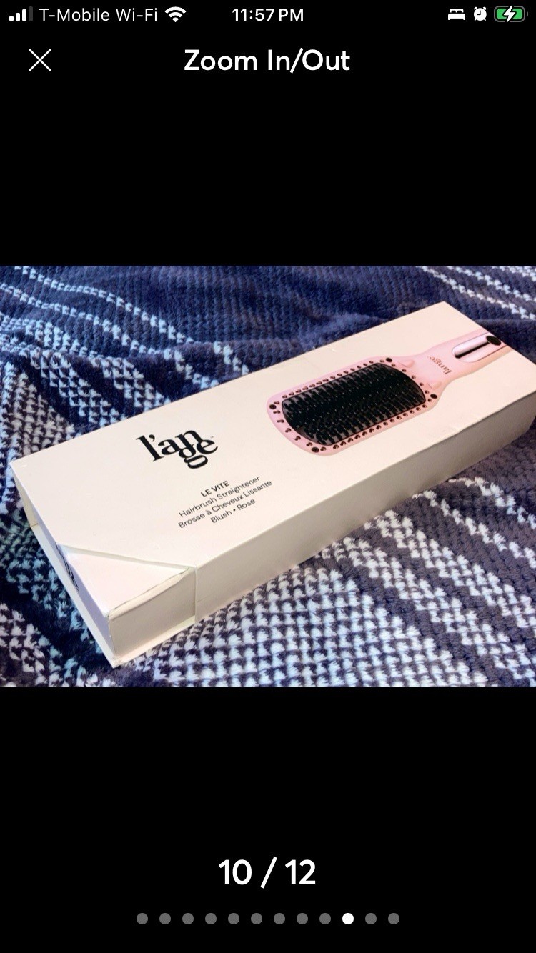 L’ange La Vite Hair Straightener Brush for All Hair **Brand New** L’ange La Vite Hair Straightener Brush for All Hair **Brand New**