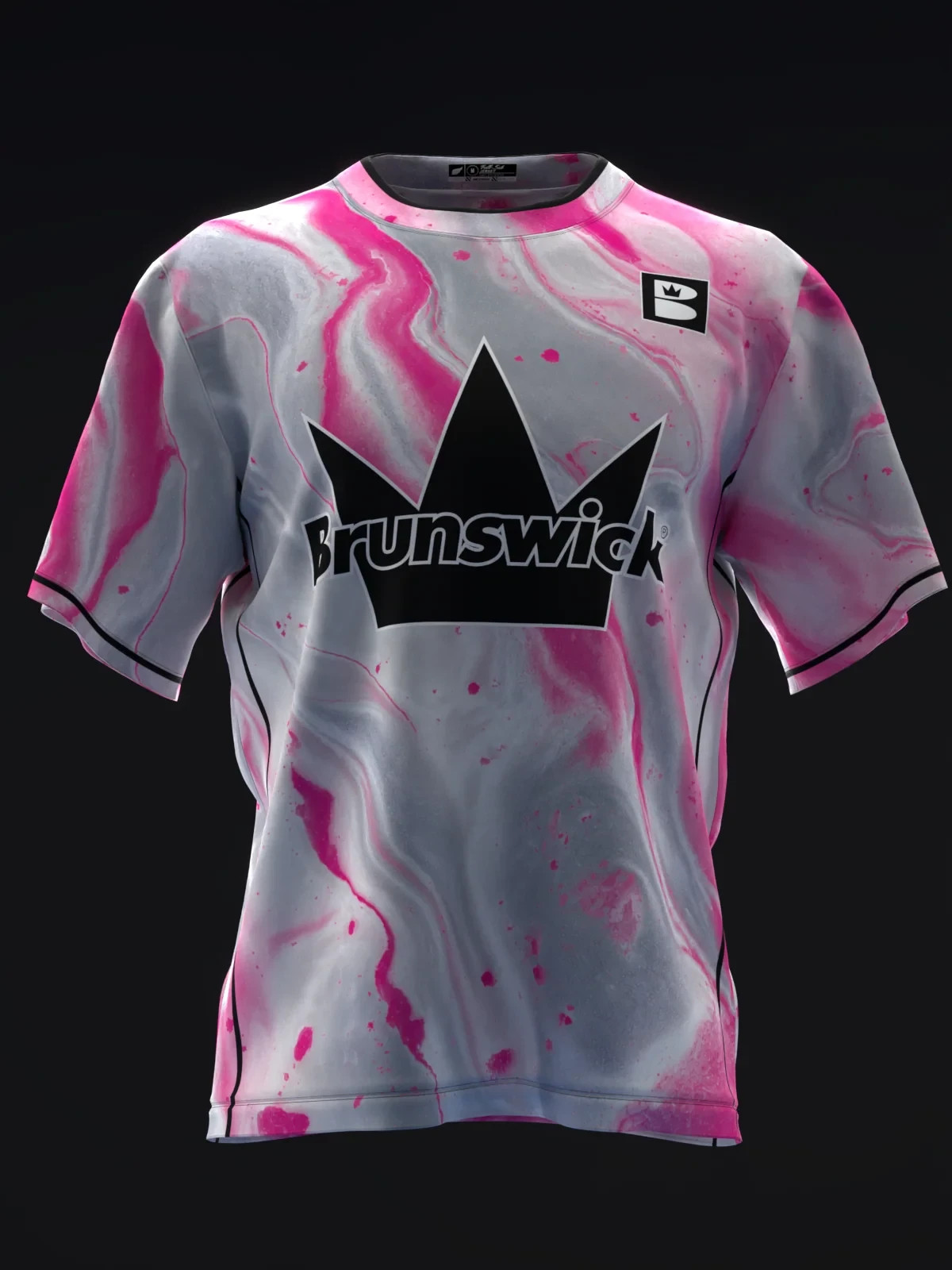 Persionalized Name Brunswick - Fury Pearl PGS Bowling Jersey Men’s - Women’