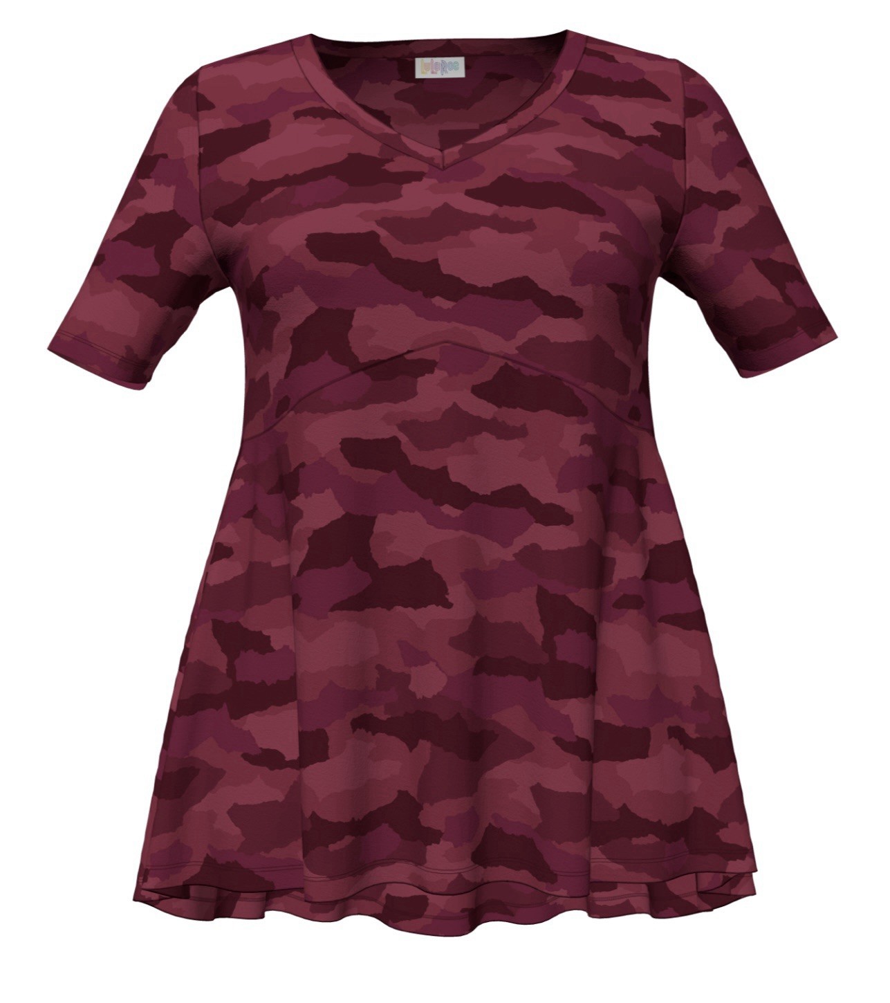 NWT LuLaRoe Large Jana Empire Waist Swing Top - As Pictured