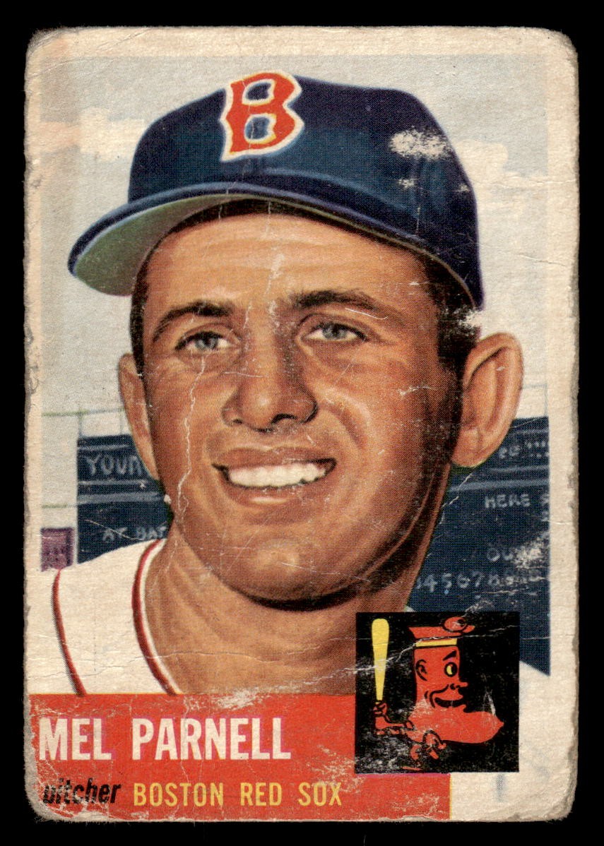 1953 Topps #19 Mel Parnell GD