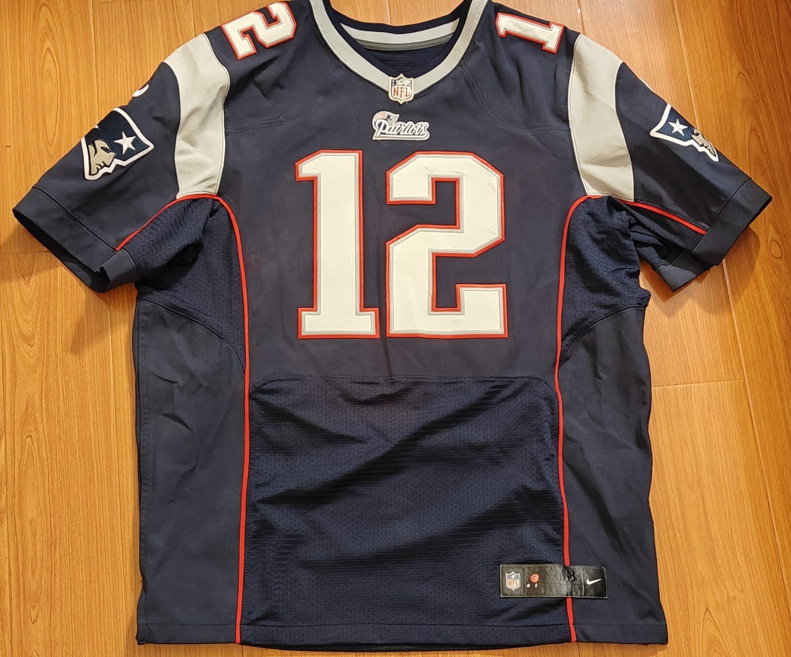 Nike Tom Brady New England Patriots Vapor FUSE Elite NFL Game Jersey sz.48