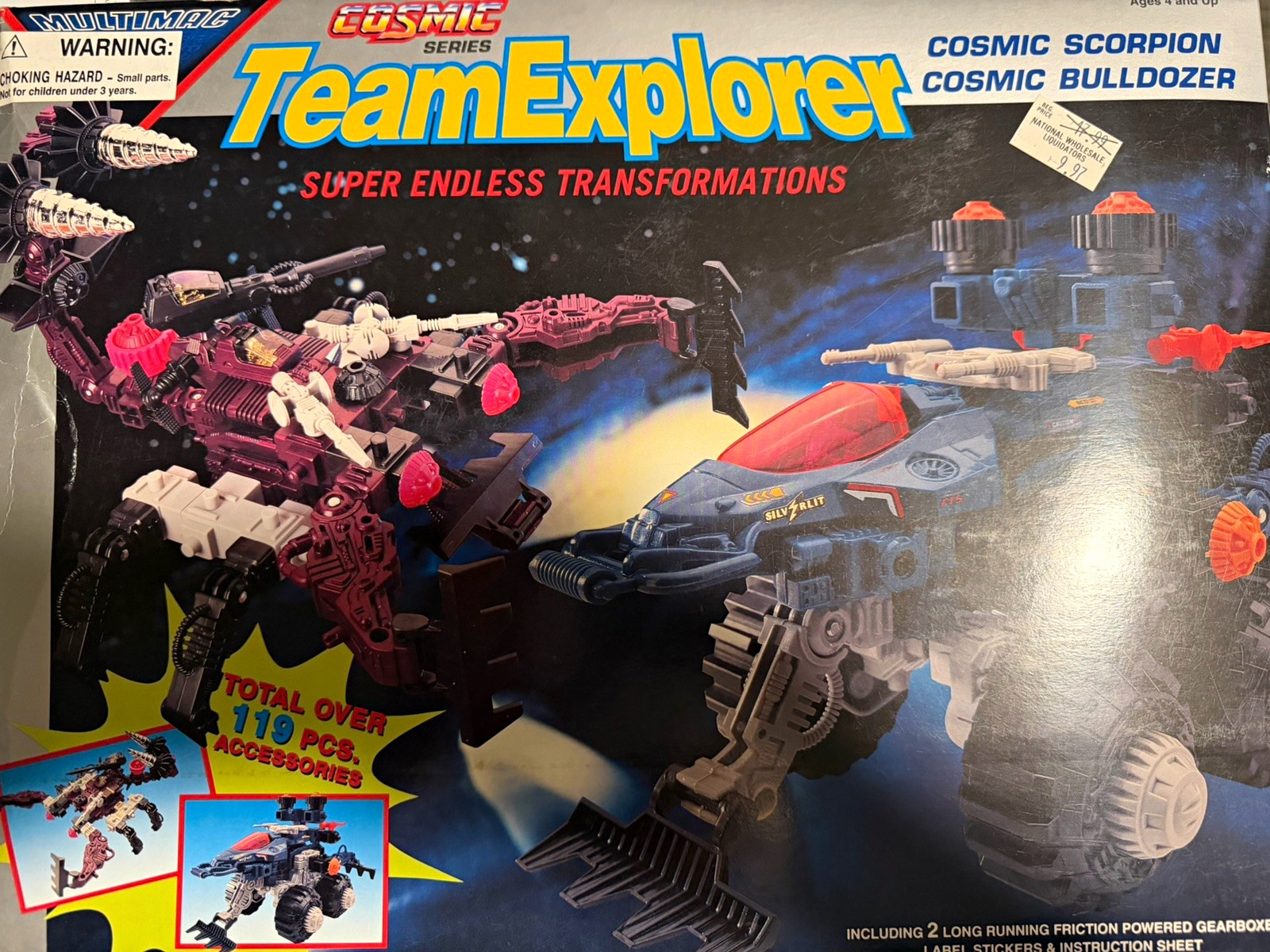 Vintage MultiMag Cosmic Series Team Explorer NEW Factory Sealed 119 Pc NOS Rare
