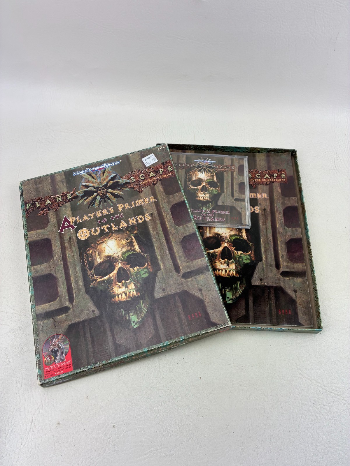 D&D 2e Planescape - A Player\'s Primer to the Outlands Boxed Set - MISSING MAP