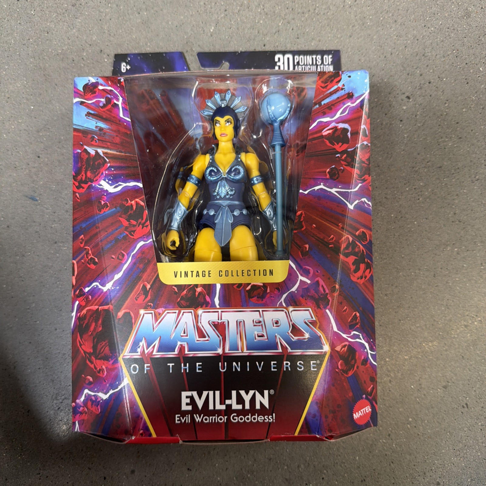 MATTEL MOTU MASTERVERSE VINTAGE COLLECTION 7\'\' EVIL LYN MASTERS OF THE UNIVERSE
