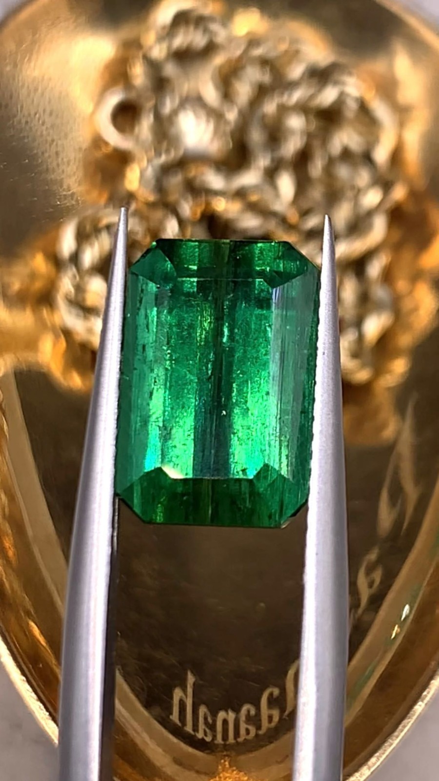 5.37Ct Natural Chrome Green Tourmaline From Afghanistan