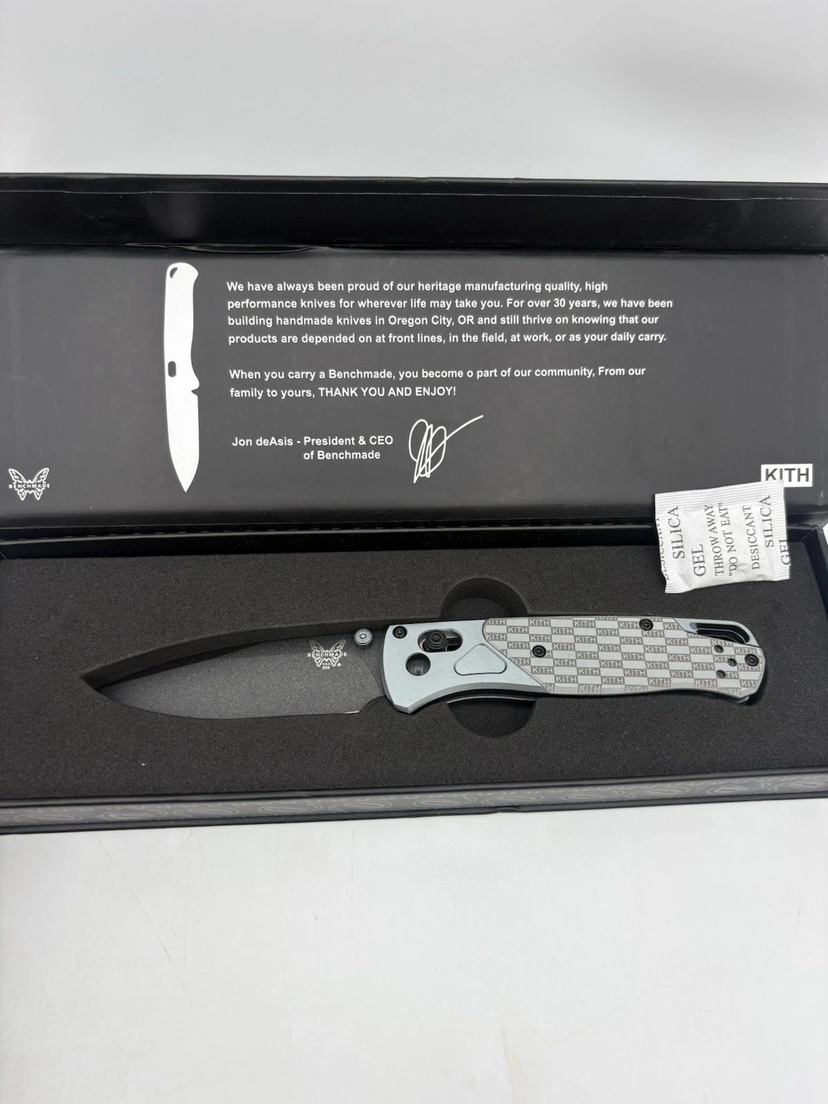 KITH x Benchmade Bugout 535 M390 “LIMITED EDITION” Knife with Original Box ~NEW