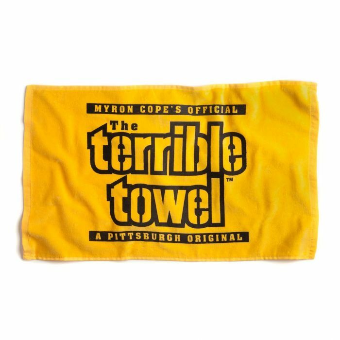 Original Pittsburgh Steelers Gold Terrible Towel Myron Cope\'s Official Yellow