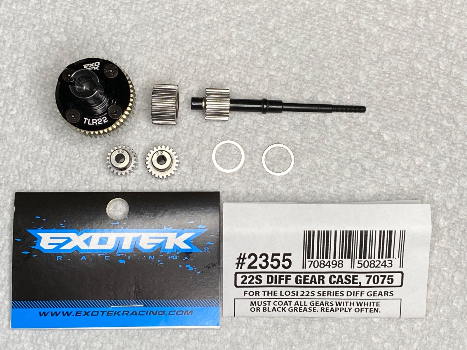 Losi Sprint 22s Transmission Gears High Performance Exotek EXO2355 Losi Sprint 22s Transmission Gears High Performance Exotek EXO2355