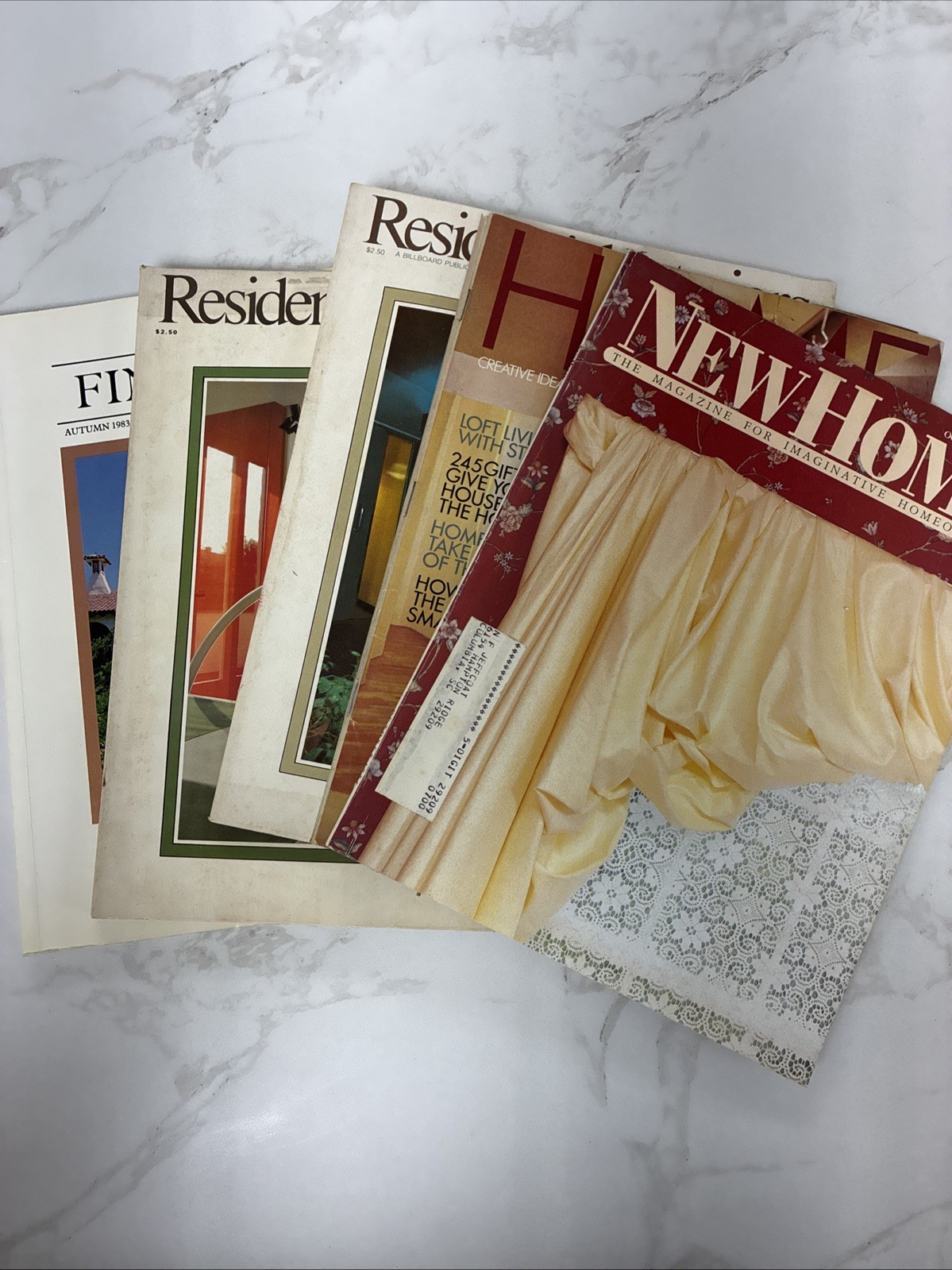 Vintage 1970s-1980s Magazine 5-Pack New Home, Home, Residential Interiors